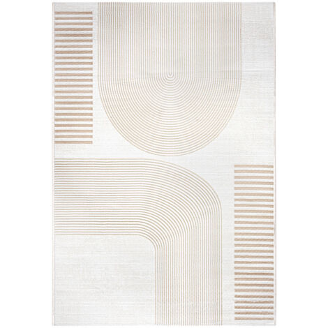 Rug Large Contemporary Modern Design - Beige (290x200 cm) - Rya Beige
