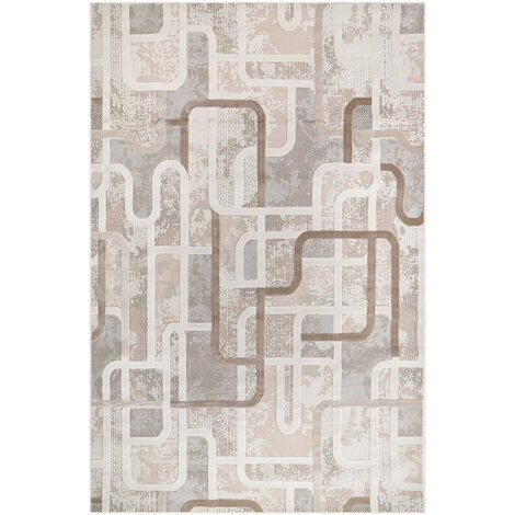 Rug Large Contemporary Modern Design - Beige (290x200 cm) - Ornate Beige (1/5)