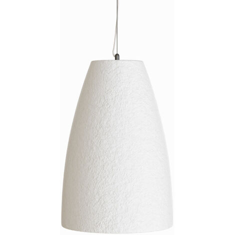 Pendant lamp - Minimalist design - Stone-effect finish - Sinur I White (1/5)
