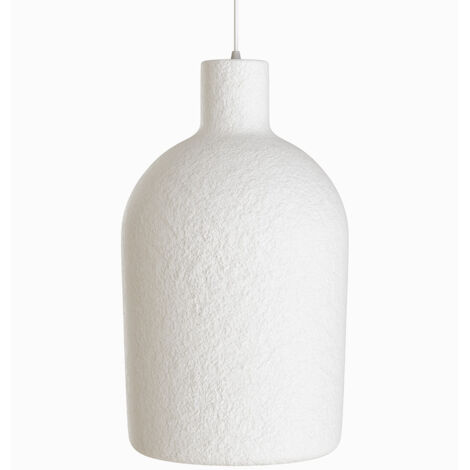 Pendant lamp - Minimalist design - Stone-effect finish - Sinur II White (1/5)