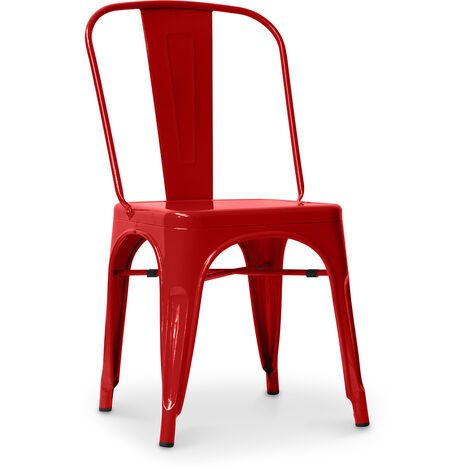 red square chair