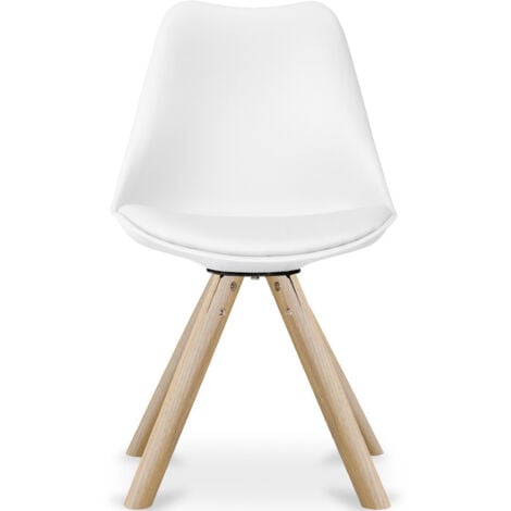Dining Chair - Scandinavian Style - Denisse White