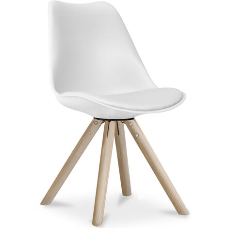 Dining Chair - Scandinavian Style - Denisse White