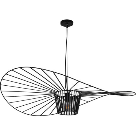 Ceiling Lamp - Pendant Lamp Pamela Design - 100cm - Vertical Black