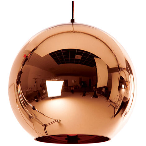 Ceiling Lamp - Metal Globe Pendant Lamp - 25cm - Range Gold
