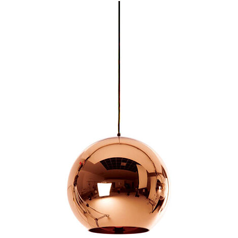 Ceiling Lamp - Metal Globe Pendant Lamp - 25cm - Range Gold