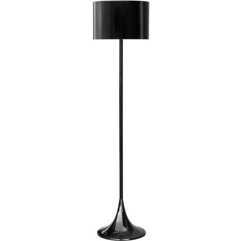 Spone Floor Lamp Black Aluminium, Metal