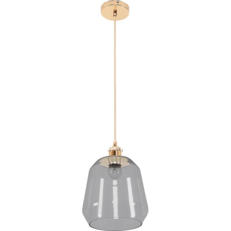 Crystal Ceiling Lamp - Pendant Lamp - Alessia Grey transparent