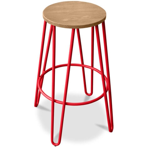 Red wood 2024 bar stools