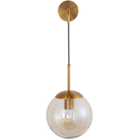 Wall Lamp - Glass Ball - Cali Grey transparent