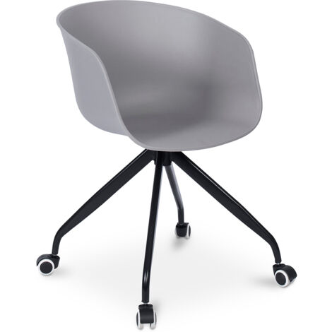 Office Chair with Armrests - Desk Chair with Castors - Guy - Joan