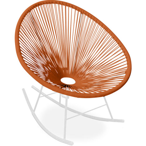 Orange 2024 rocking chair