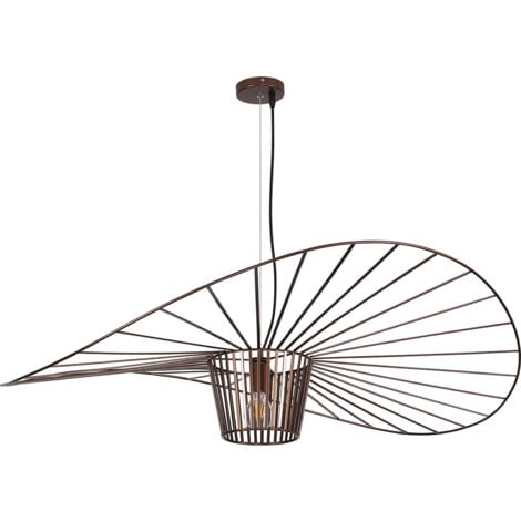 Ceiling Lamp - Pendant Lamp Pamela Design - 80cm - Vertical Brown