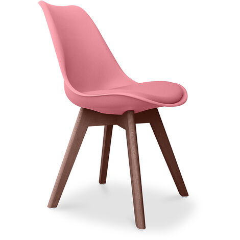 Dining Chair - Scandinavian Style - Denisse Pastel pink (1/5)