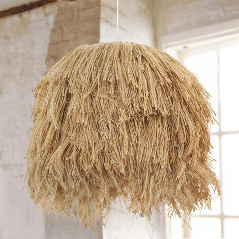 ute Ceiling Lamp - Boho Bali Design Hanging Lamp - Lien Natural