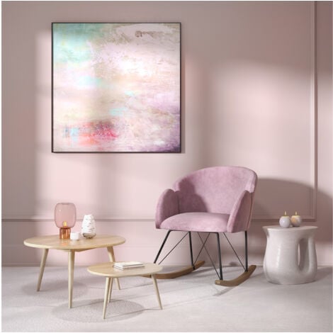 Light pink rocking clearance chair