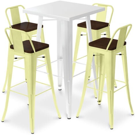 Yellow deals bar chairs