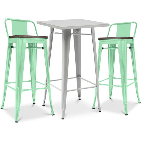 mint metal stool