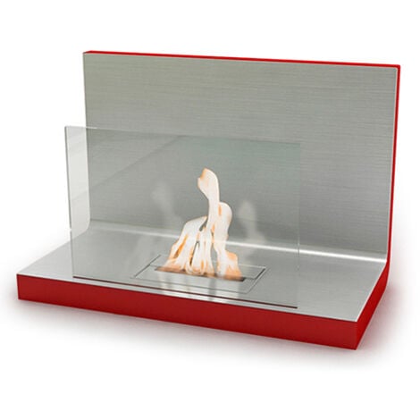 Wall-mounted Ethanol Fireplace - Rubi Red