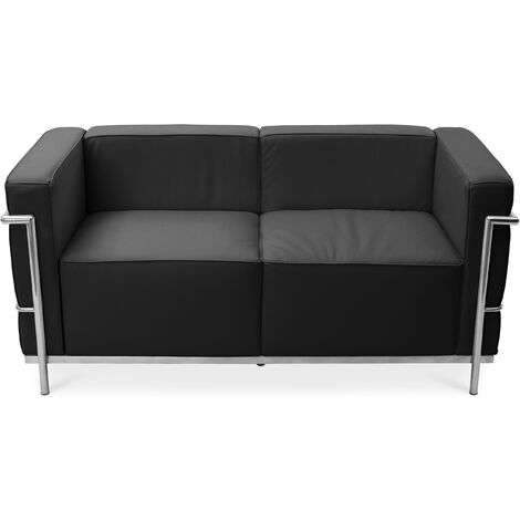 Leather Upholstered Sofa - 2 Seater - Kart