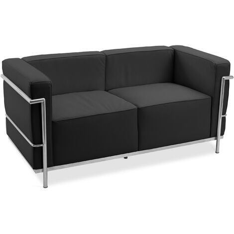 Leather Upholstered Sofa - 2 Seater - Kart