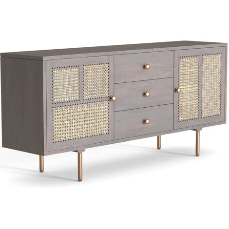 Vintage grey online sideboard