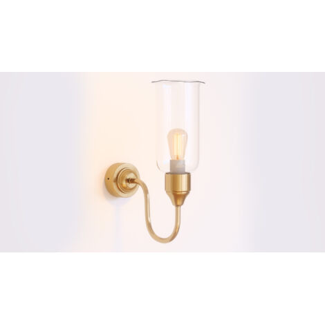 Chandelier Lamp - Golden Wall Light - Driss Transparent