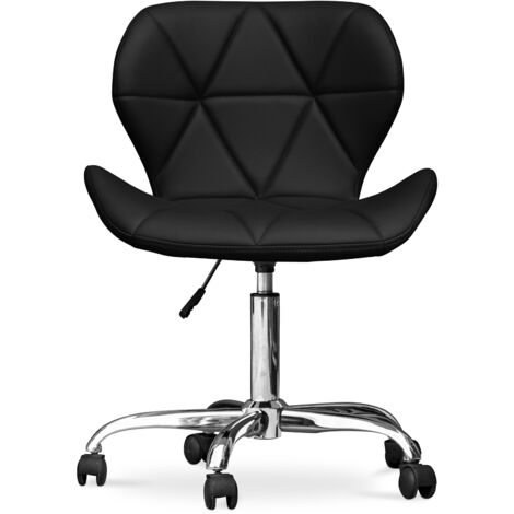 Office Chair with Wheels - Swivel Desk Chair - Upholstered in Leatherette - Wito