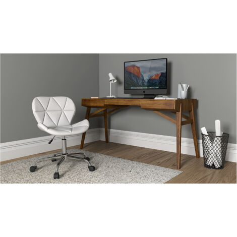 Office Chair with Wheels - Swivel Desk Chair - Upholstered in Leatherette - Wito