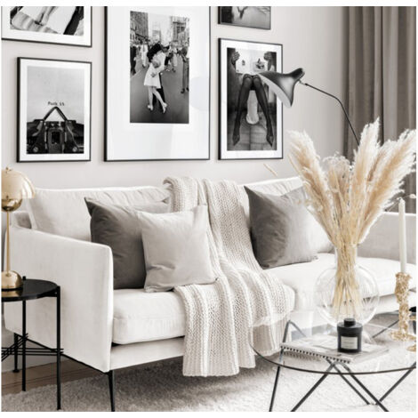 Pack of 2 velvet cushions - cover and ...