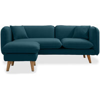 Scandinavian corner sofa Dark blue