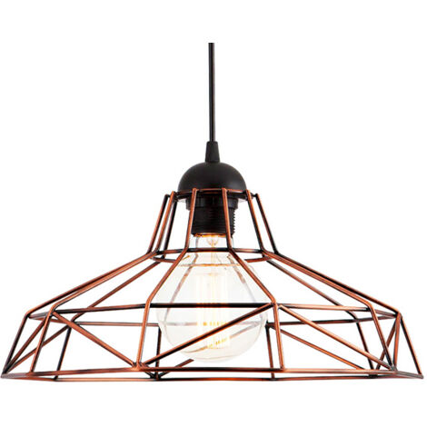 Lampada a sospensione design industriale - Lampada a sospensione retrò