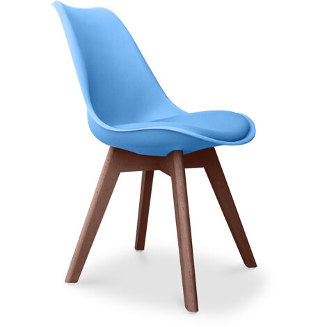 Sedia da pranzo - Stile Scandinavo - Denisse   Azurro
