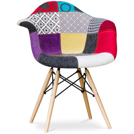 Premium Dawick Stuhl - Patchwork Ray Multicolor