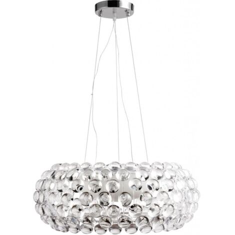 Deckenlampe - Kristallkugel-Hängeleuchte - 50cm - Savoni Transparent