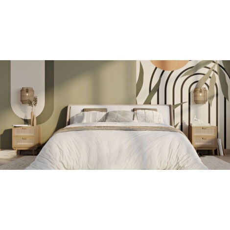Wandleuchte - Boho Bali Bambus-Design - Hya