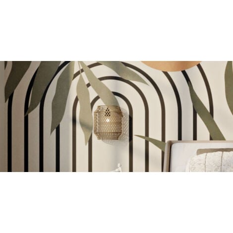 Wandleuchte - Boho Bali Bambus-Design - Hya