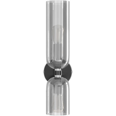 Wandleuchte – Glas und Metall – Kren Grün