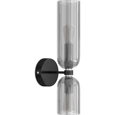 Wandleuchte – Glas und Metall – Kren Grün