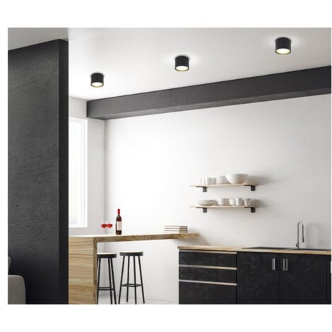 LED-Deckenlampe Wandleuchte - Alua Schwarz