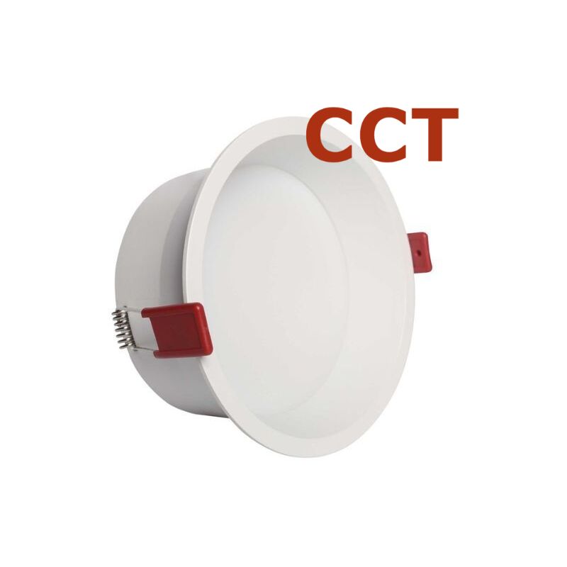 Faretto LED Downlight 8W Circolare - Chip DURIS SMD 2835 - CCT - UGR17 -  Osram