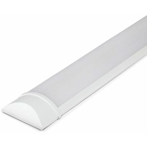 Tubo LED Prismatico Plafoniera 20w 60cm IP20 Luce Calda 3000k V TAC