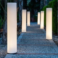 location colonne LED - tube lumineux sur batterie par 4