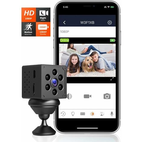 Mini Kamera Wireless WiFi WLAN IP Kamera Yilutong ÜberwachungKamera Kindermädchen-Kamera mit Bewegungserkennung für iPhone/Android Phone/iPad 