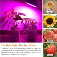 E27 LED IR Pflanzenlampe Vollspektrum Grow Light Lamp Gewächshaus Plant Veg Grow 