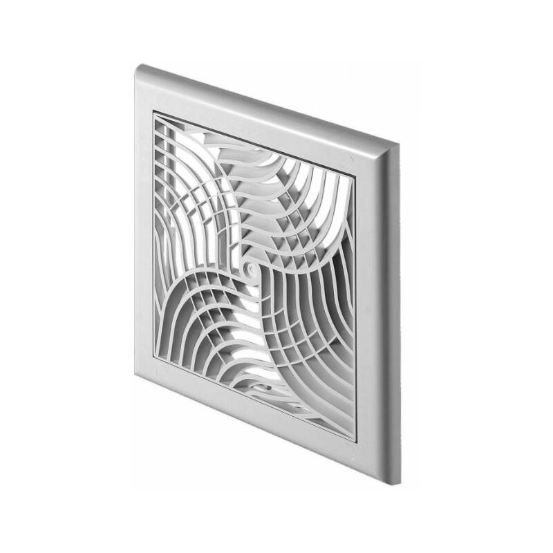 Grille de ventilation pour plinthes base en aluminium 300x60mm de couleur  noire