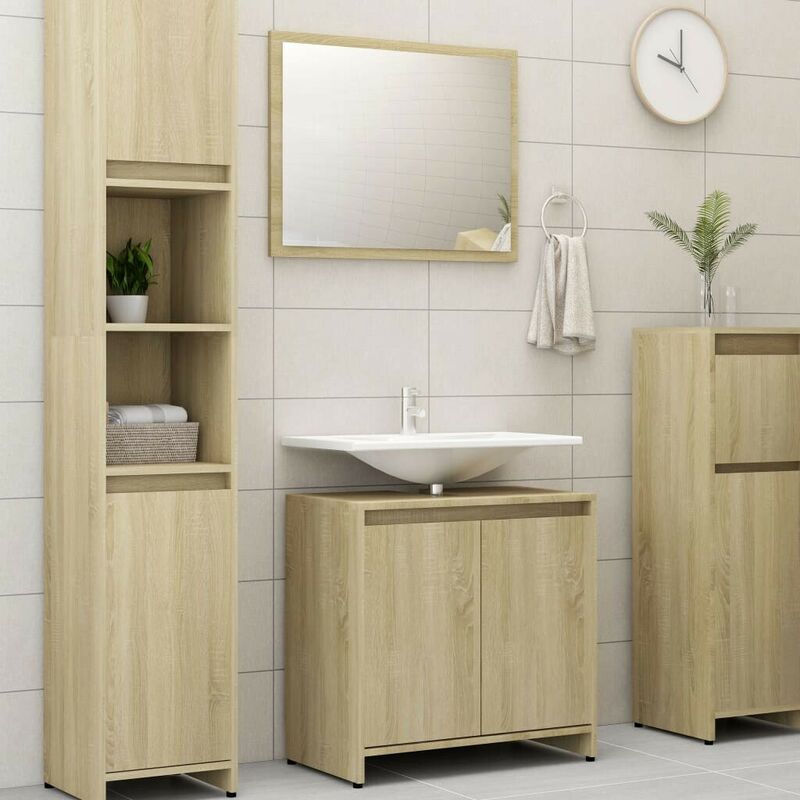 Livingandhome Wooden Freestanding Under Sink Storage Cabinet W 620