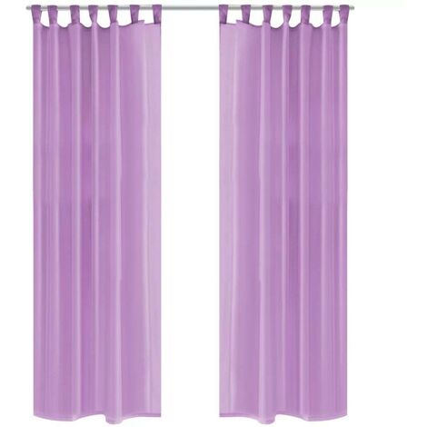 Lilac curtain deals