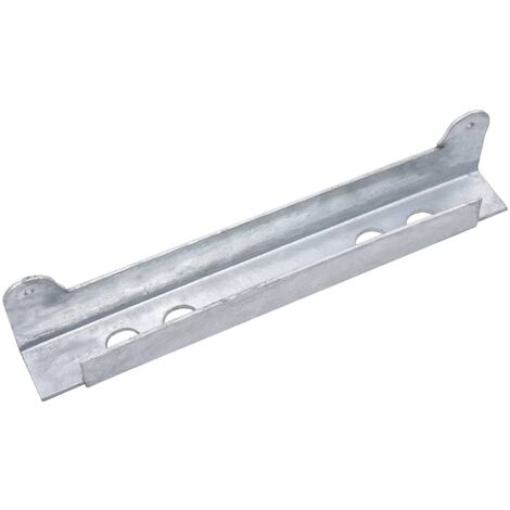 Topdeal Gate Stop Angle Strike Plate Silver 310x40x37 mm VDTD06044
