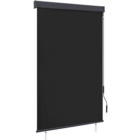 Topdeal Outdoor Roller Blind 120x250 cm Anthracite FF145964_UK